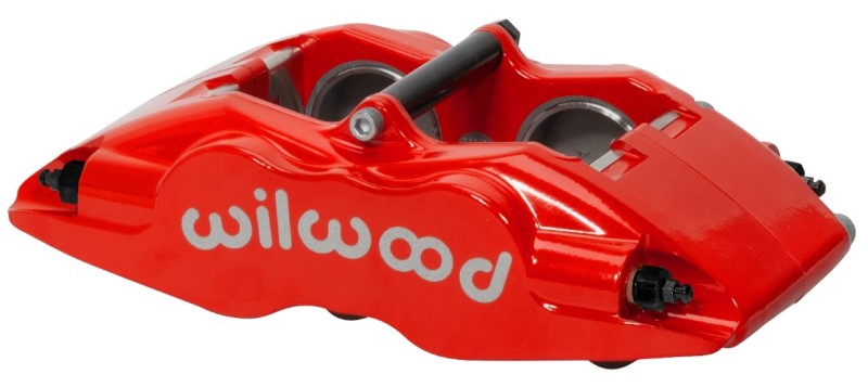 Wilwood Caliper-Forged Superlite 1.38in Pistons 1.25in Disc Red Brake Calipers - Perf Wilwood