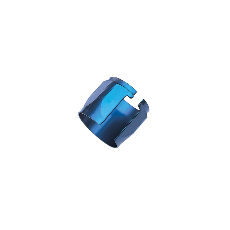 Russell Performance -6 AN Anodized Blue Tube Seal Hose End For 5/16in Fuel Hose Clamps Russell