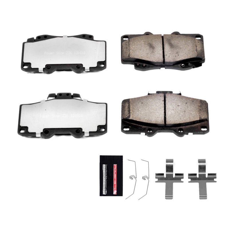 Power Stop 96-02 Toyota 4Runner Front Z36 Truck & Tow Brake Pads w/Hardware Brake Pads - Performance PowerStop