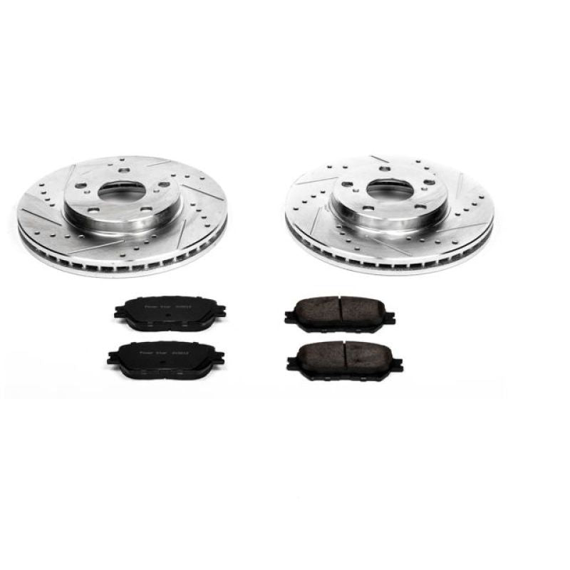 Power Stop 02-06 Toyota Camry Front Z23 Evolution Sport Brake Kit Brake Kits - Performance D&S PowerStop
