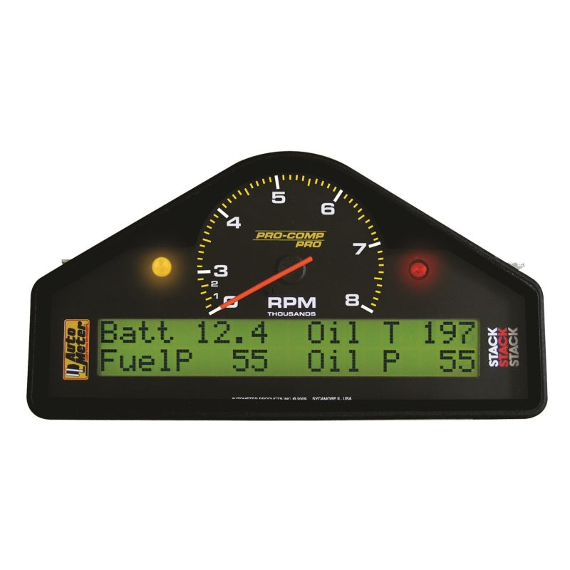 Autometer Pro-Comp Race Dash 0-8k RPM/Speed/Oil Press & Temp/WaterTemp/Fuel Pressure/Battery Gauge Gauges AutoMeter