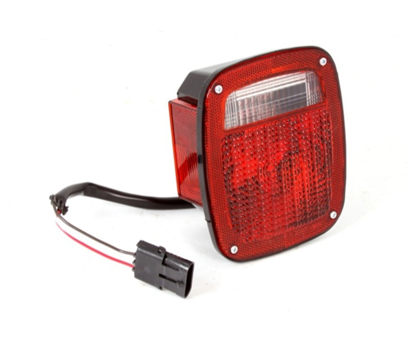 Omix Tail Light Black Housing LH 87-90 Jeep Wrangler Tail Lights OMIX