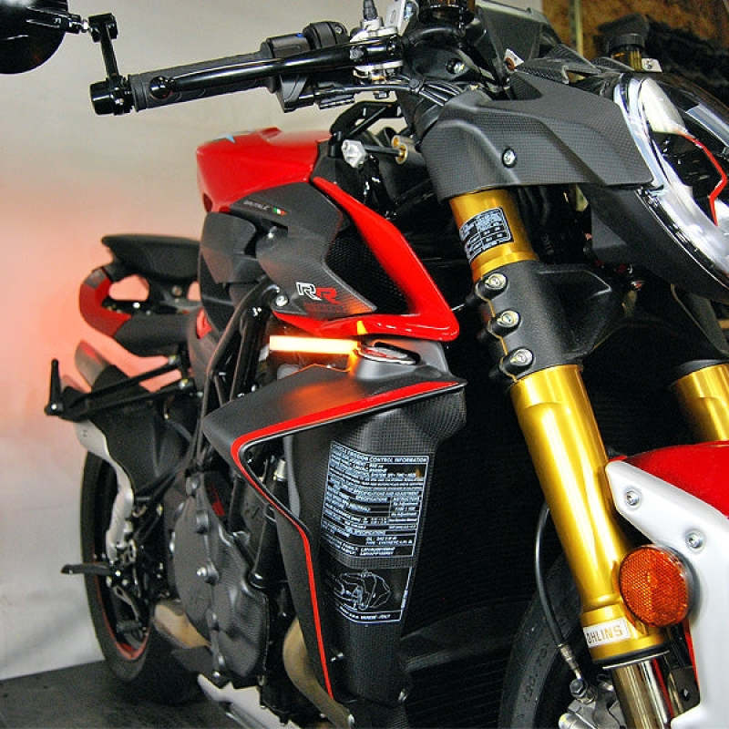 New Rage Cycles 19+ MV Agusta Brutale 1000 Front Turn Signals Lights Corner New Rage Cycles