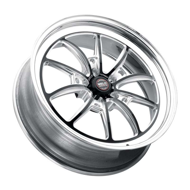 Weld S80 17x11 / 5x115 BP / 6.2in BS Black Wheel (High Pad) - Non-Beadlock Wheels - Forged Weld