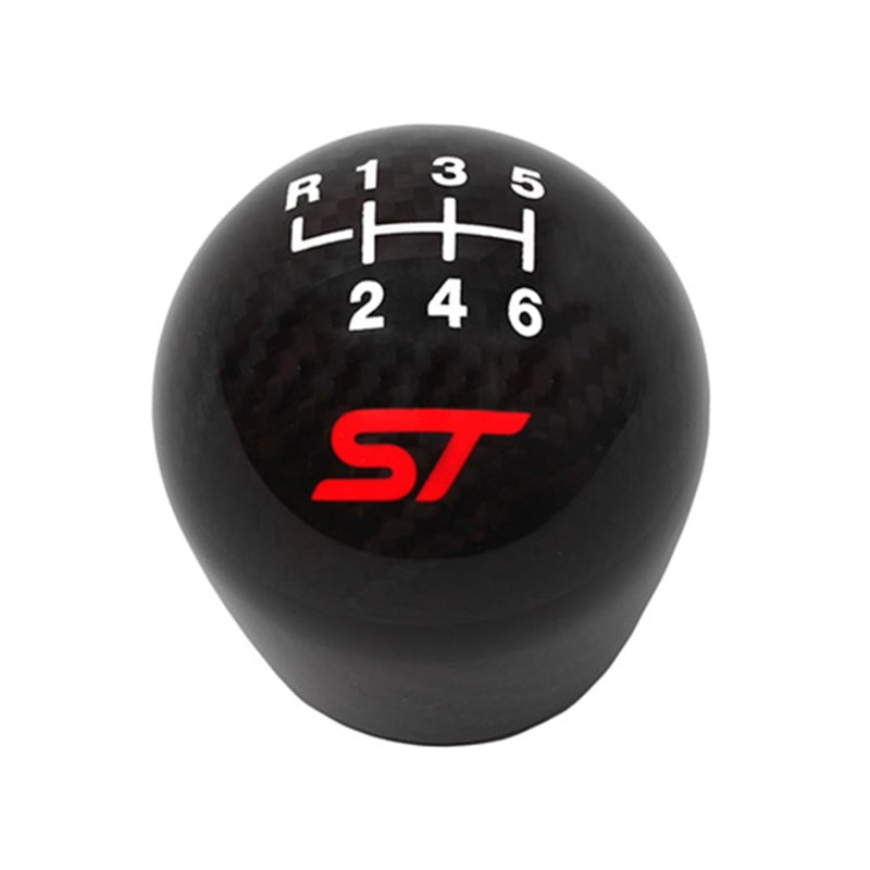 Ford Racing 13-17 Focus ST Black Carbon Fiber 6 Speed Shift Knob Shift Knobs Ford Racing
