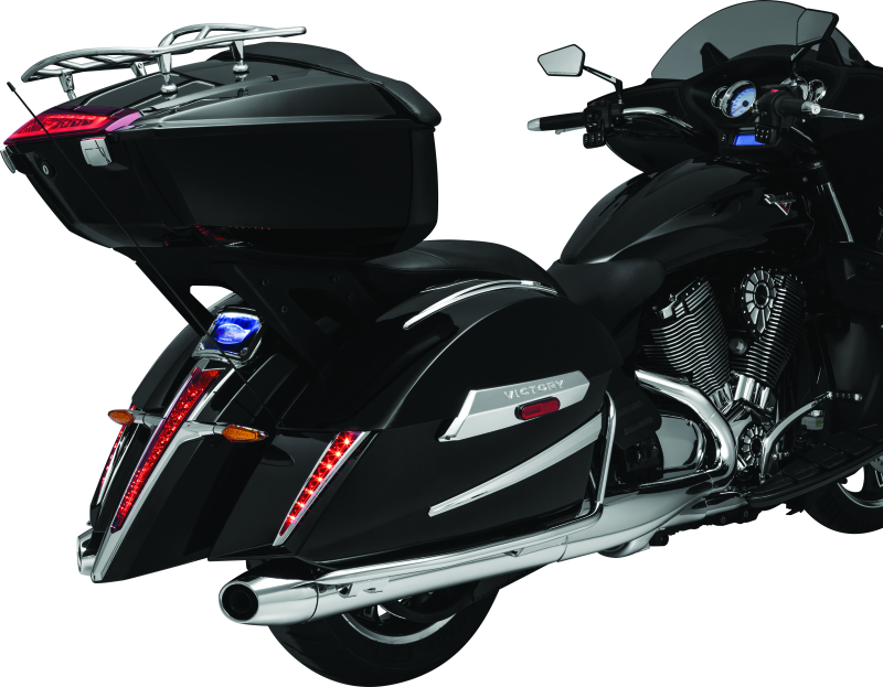 Kuryakyn Multi-Rack Adjustable Trunk Luggage Rack Chrome Cargo Organization Kuryakyn