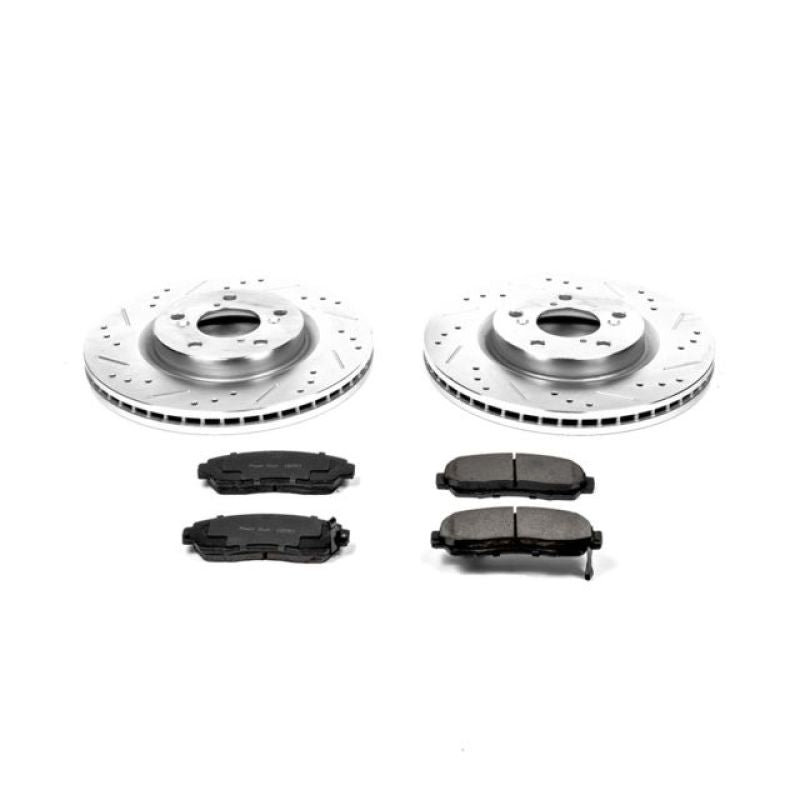 Power Stop 11-14 Honda Odyssey Front Z23 Evolution Sport Brake Kit Brake Kits - Performance D&S PowerStop