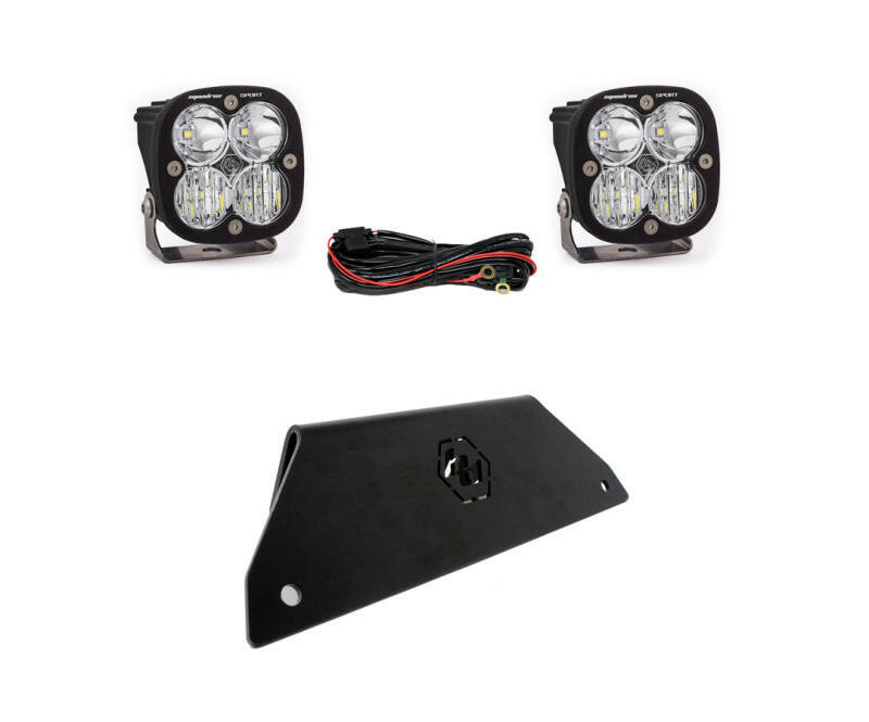 Baja Designs Polaris RZR Pro XP Lower Bumper LED Light Kit Sport D/C Clear Light Bars & Cubes Baja Designs