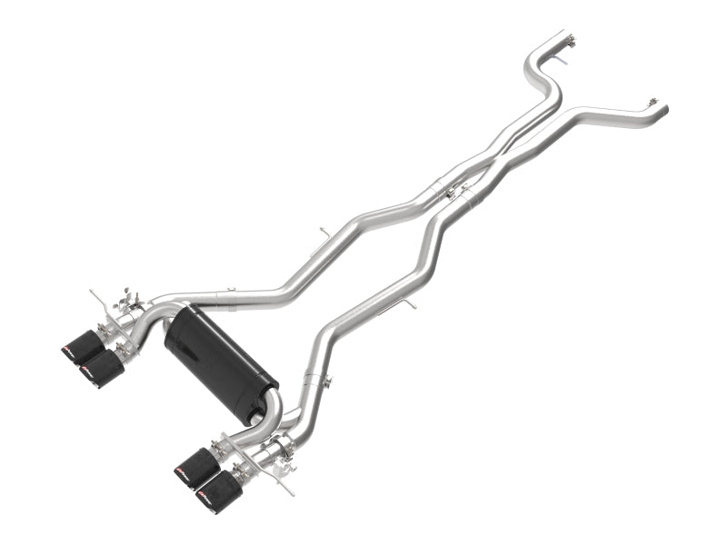 aFe 23-25 BMW M2 L6-3.0L (G87) MACH Force-Xp Cat-Back Exhaust w/ Carbon Fiber Tip Catback aFe