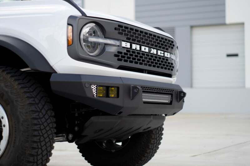 DV8 Offroad 2021+ Ford Bronco Front Bumper V2 - OE Plus Series (Works w/o ACC Relocation) Bumpers - Steel DV8 Offroad