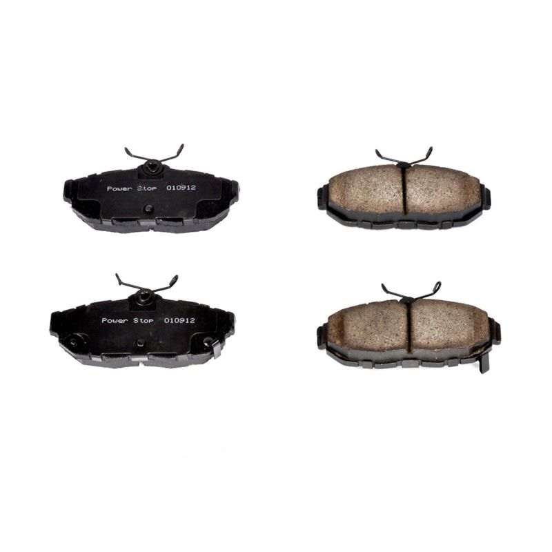 Power Stop 11-14 Ford Mustang Rear Z16 Evolution Ceramic Brake Pads Brake Pads - OE PowerStop