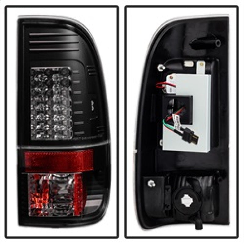 Spyder Ford Super Duty 08-15 Version 2 LED Tail Lights Black ALT-YD-FS07-LED-G2-BK Tail Lights SPYDER