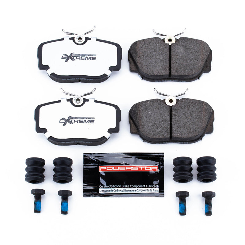 Power Stop 1991 BMW 318i Front or Rear Z26 Extreme Street Brake Pads w/Hardware Brake Pads - Performance PowerStop