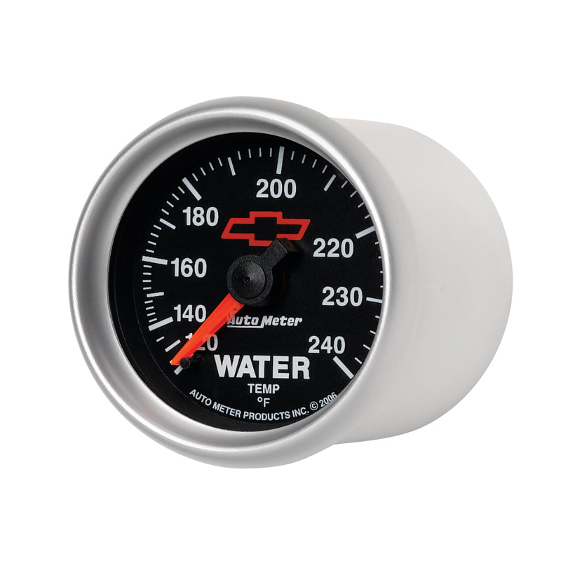 Autometer Sport-Comp II 2-1/16in 120-240 Deg Mechanical Water Temp Gauge - Bowtie Black Gauges AutoMeter
