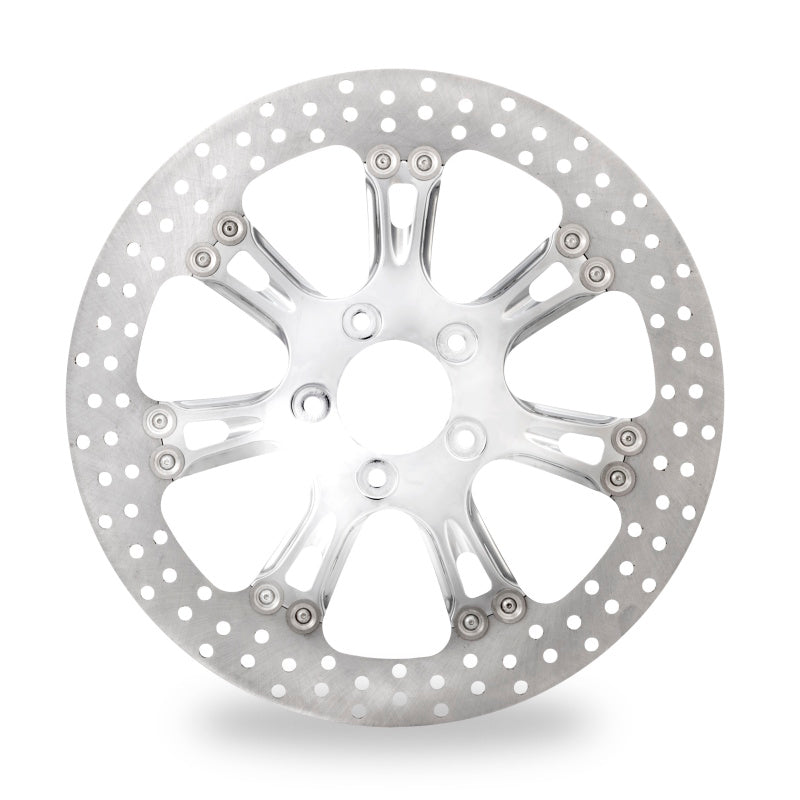 Performance Machine Disc/Carr 13x.20 Sf Virtue - Polished Brake Rotors - Drilled Performance Machine