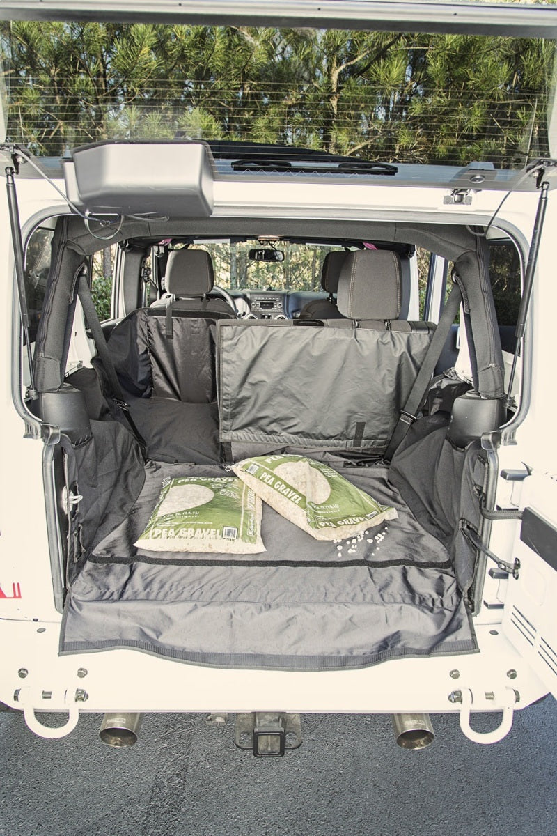Rugged Ridge C3 Cargo Cover W/O Subwoofer 07-18 Jeep Wrangler JKU 4 Door Car Covers Rugged Ridge
