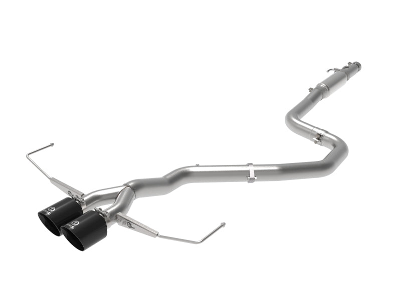 aFe Takeda Exhaust Cat-Back 19-20 Hyundai Veloster 304SS Black Dual Tips Exhaust Catback aFe