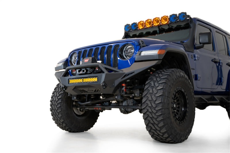Addictive Desert Designs 18-23 Jeep Wrangler JL/JT Stealth Fighter Front Bumper Bumpers - Steel Addictive Desert Designs