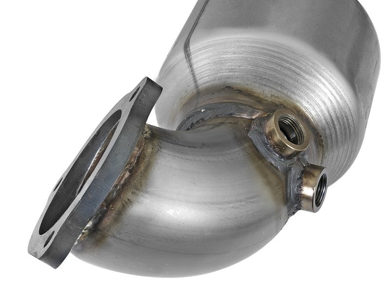aFe Power Twisted Steel SS304 Downpipe 2.5in w/Cat 17-18 Hyundai Elantra L4-1.6L (t) Downpipes aFe