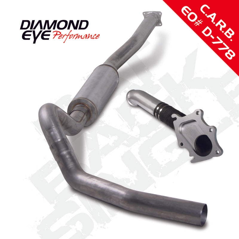 Diamond Eye KIT 4in Catback Single SS CHEVY/GMC 6.6L 2500/3500 01-05 Catback Diamond Eye Performance