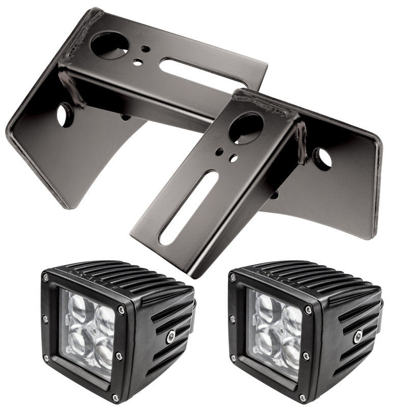 Oracle Jeep JK Lower Windshield Mount Brackets/Lights Combo Brackets ORACLE Lighting