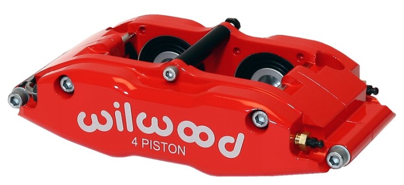 Wilwood Caliper-BNSL4R-Red 1.75in Pistons 1.25in Disc Brake Calipers - Perf Wilwood