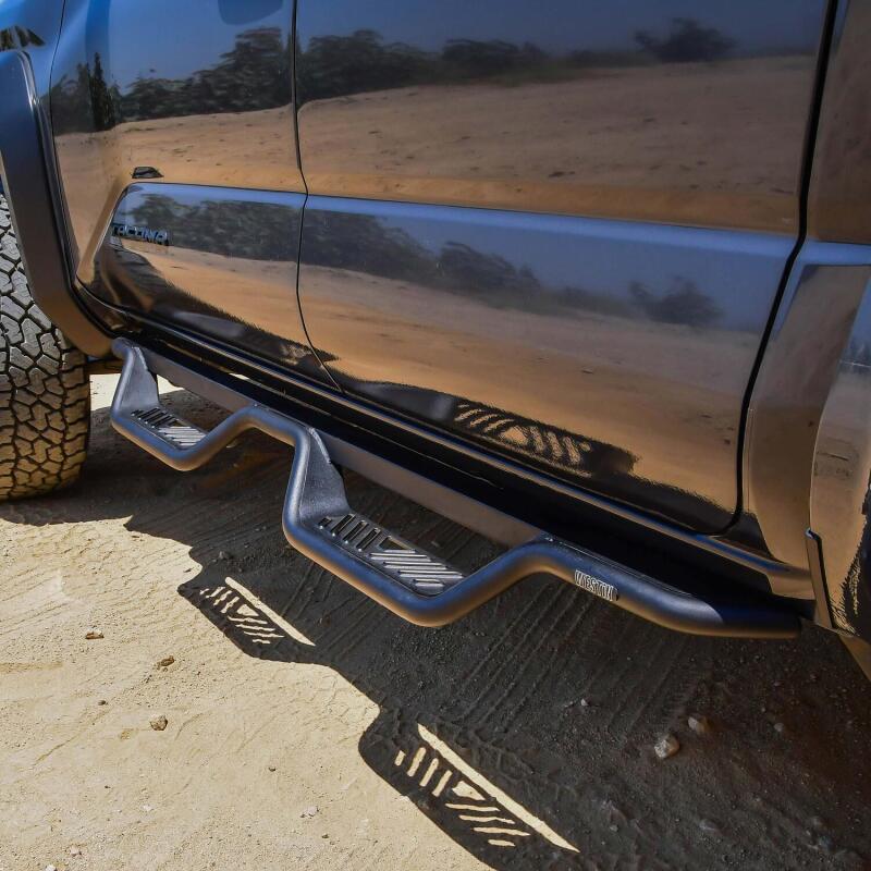 Westin 2024 Toyota Tacoma Outlaw Drop Nerf Step Bars - Textured Black Nerf Bars Westin