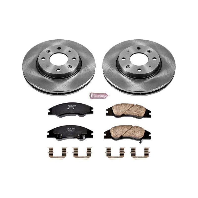 Power Stop 04-09 Kia Spectra Front Autospecialty Brake Kit Brake Kits - OE PowerStop