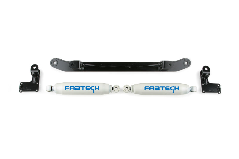 Fabtech 07-14 GM C/K1500 2WD/4WD Dual Steering Stabilizer System w/Perf. Shocks Steering Stabilizer Fabtech