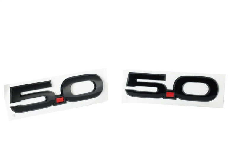 Ford Racing 15-17 Ford Mustang 5.0L Fender Emblem Black Other Body Components Ford Racing