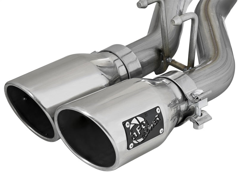 aFe Rebel Series 2.5in SS Cat-Back Exhaust w/ Polished Tip 07-18 Jeep Wrangler (JK) V6 3.6/3.8L 4dr Catback aFe