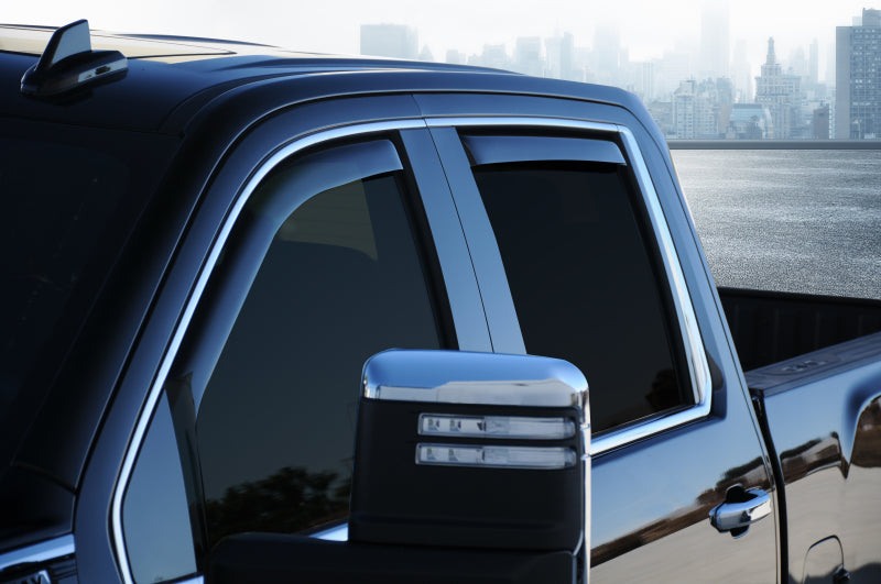 EGR 20-23 Chevrolet Silverado HD In-Channel Window Visors - Matte Black Wind Deflectors EGR
