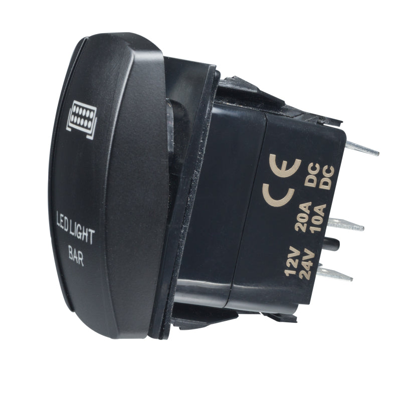 Oracle LED Light Bar Deluxe Rocker Switch - Black Light Accessories and Wiring ORACLE Lighting