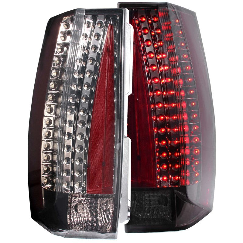 ANZO 2007-2014 Chevrolet Suburban LED Taillights Smoke - Escalade Look Tail Lights ANZO