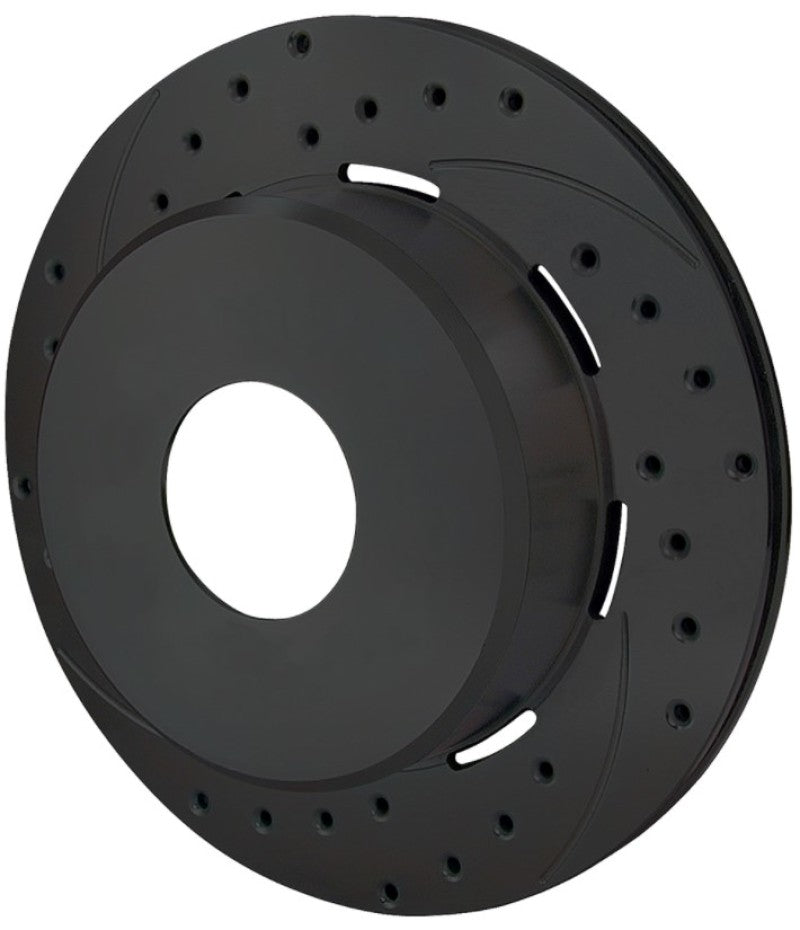Wilwood Rotor-1.91in Offset-SRP-BLK-Drill-RH 12.19 x .810 - Blank Brake Rotors - 2 Piece Wilwood