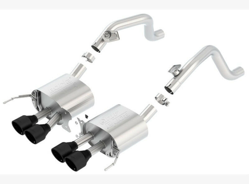 Borla 14-18 C7 Corvette Stingray Axle-Back ATAK Exhaust 2.75in To Muffler Dual 2.0in Out 4.25in Tip Axle Back Borla