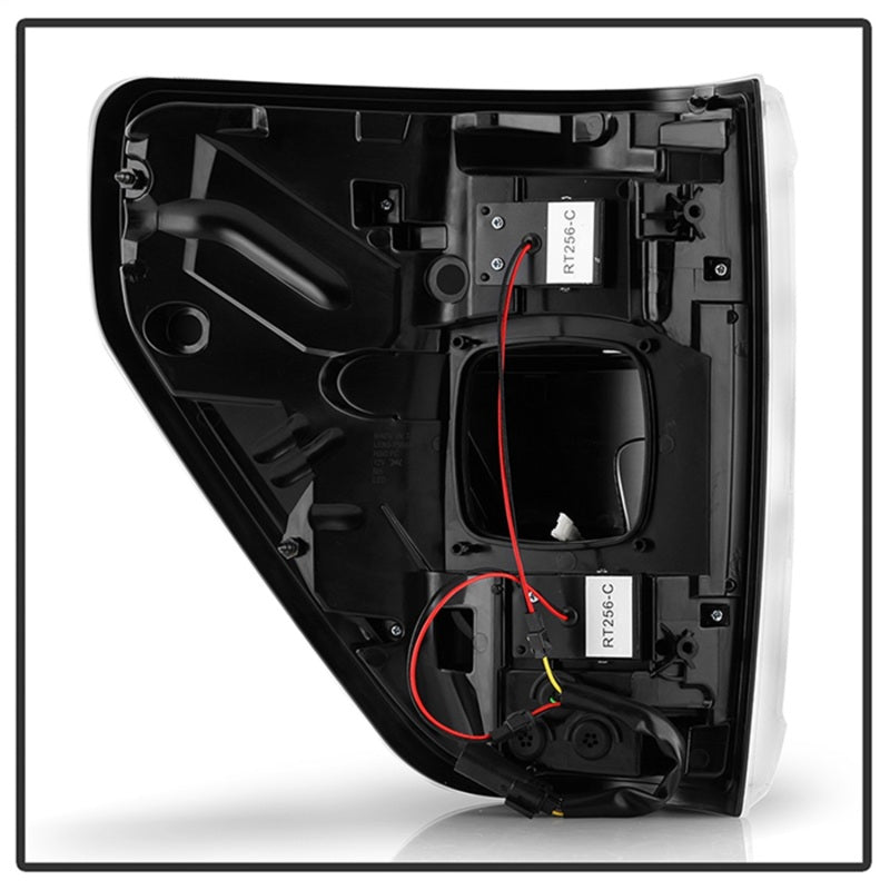 Spyder 21-23 Ford F150 (Halogen w/ Blind Spot) Full LED Tail Lights - Black (ALT-YD-FF15021HALBS-BK) Tail Lights SPYDER