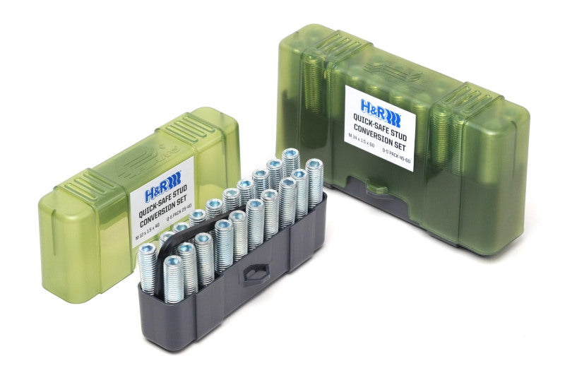 H&R Quick-Safe Bolt-Stud Conversions M12 x 1.5 x 50 (Set of 20) Wheel Studs H&R