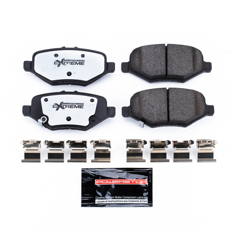 Power Stop 13-16 Ford Explorer Rear Z36 Truck & Tow Brake Pads w/Hardware Brake Pads - Performance PowerStop