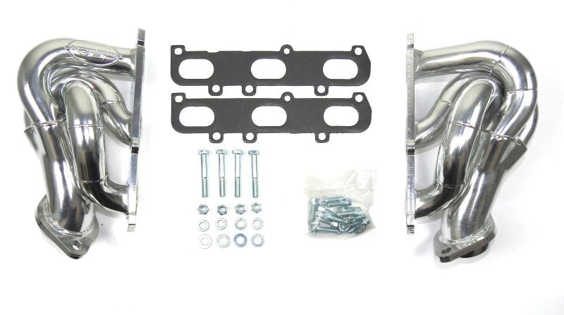 JBA 11-17 Ford F-150 3.5/3.7L V6 1-5/8in Primary Silver Ctd Cat4Ward Header Headers & Manifolds JBA