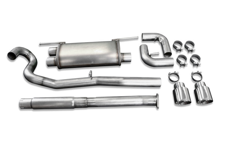 JBA 17-20 Toyota FT86/13-20 Subaru BRZ 2.0L 2-1/2in 304SS Cat-Back Exhaust w/4in Tips Catback JBA