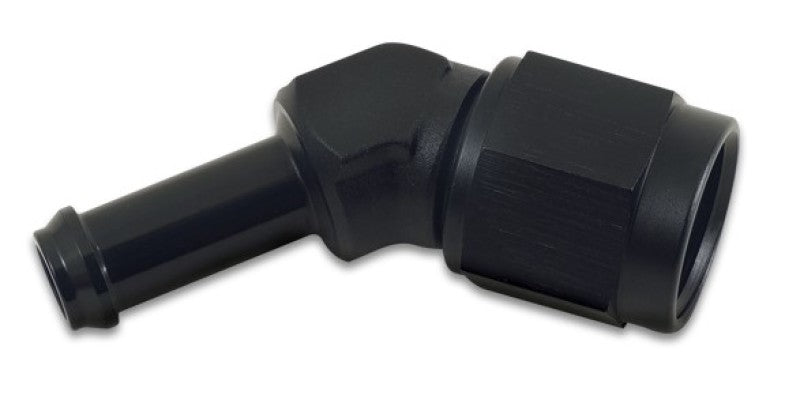 Vibrant Female AN to 45 Degree Barb AL Fitting (-6AN to 3/8in Barb) Fittings Vibrant