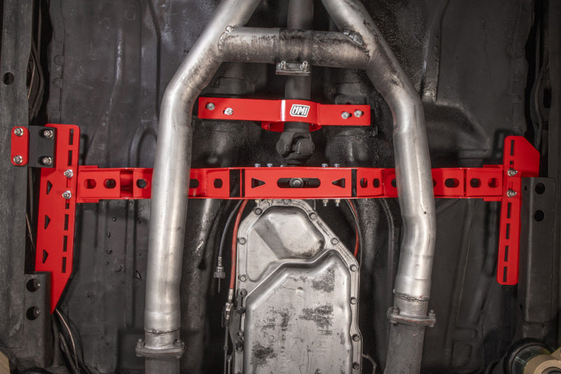 UMI Performance 78-88 GM G-Body Modular Adjustable Transmission Crossmember - Black Crossmembers UMI Performance