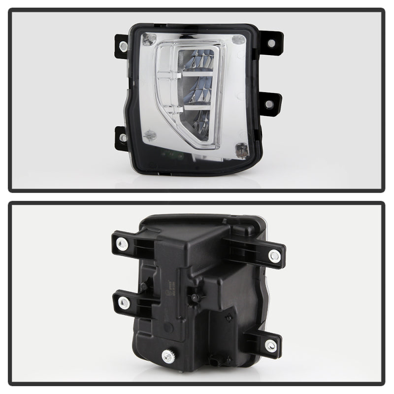 Spyder 16-18 Chevy Silverado 1500 OEM Style Full LED Fog Light w/Switch - Clear (FL-CSIL16-LED-C) Fog Lights SPYDER