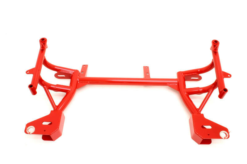 BMR 93-02 F-Body K-Member w/ No Motor Mounts and Pinto Rack Mounts - Red Crossmembers BMR Suspension
