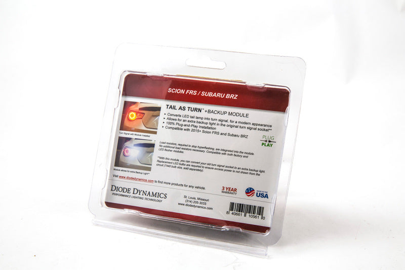 Diode Dynamics 13-16 FR-S / BRZ Tail as Turn +Backup Module (USDM) Module Only Light Accessories and Wiring Diode Dynamics
