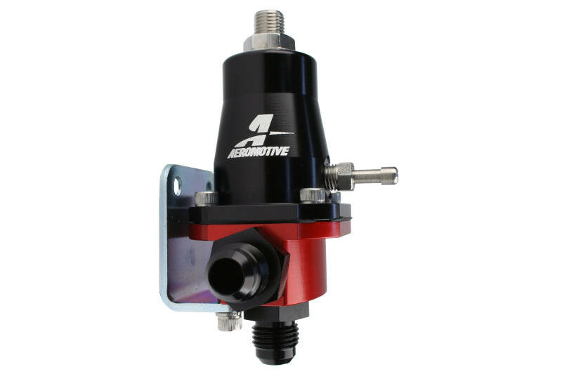 Aeromotive Compact Billet Adjustable EFI Regulator - (1) AN-6 Male Inlet and Return Fuel Pressure Regulators Aeromotive
