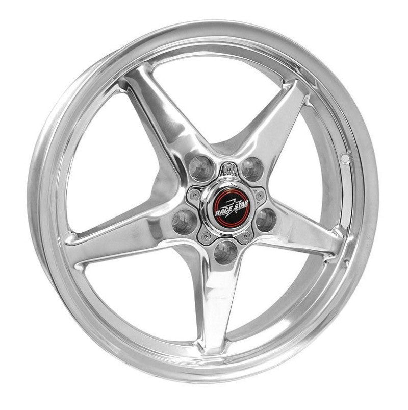 Race Star 92 Drag Star 17x4.50 5x4.75bc 2.25bs Direct Drill Polished Wheel Wheels - Cast Race Star