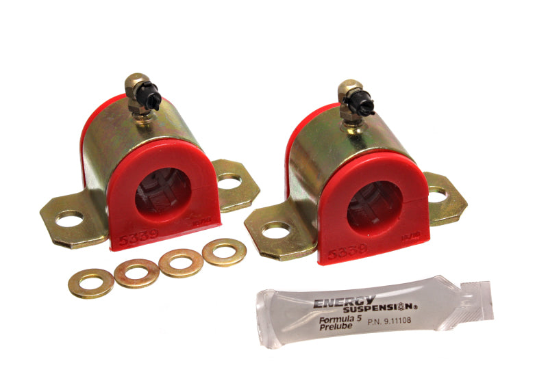 Energy Suspension 03-06 Toyota Corolla/Matrix Red 24mm Front Sway Bar Bushing Set (Greaseable Frame Bushing Kits Energy Suspension