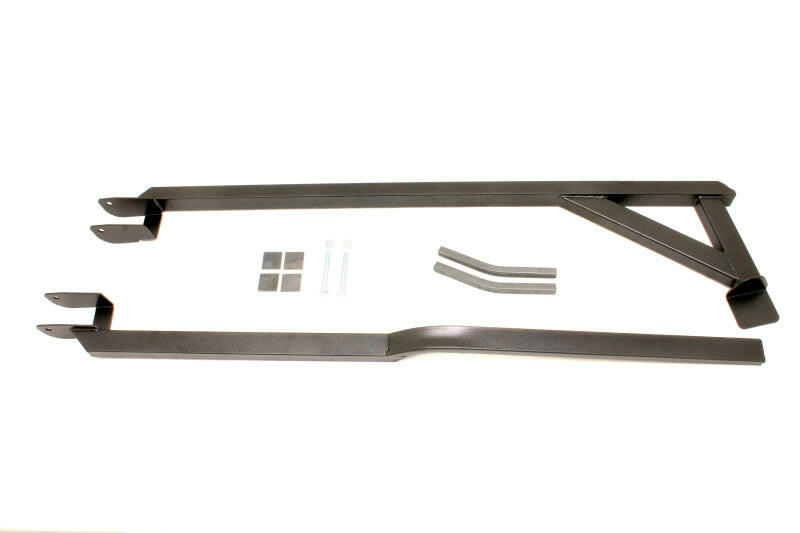 BMR 82-82 3rd Gen F-Body Weld-On Boxed Subframe Connector (Outside Frame Exhaust) - Black Hammertone Chassis Bracing BMR Suspension